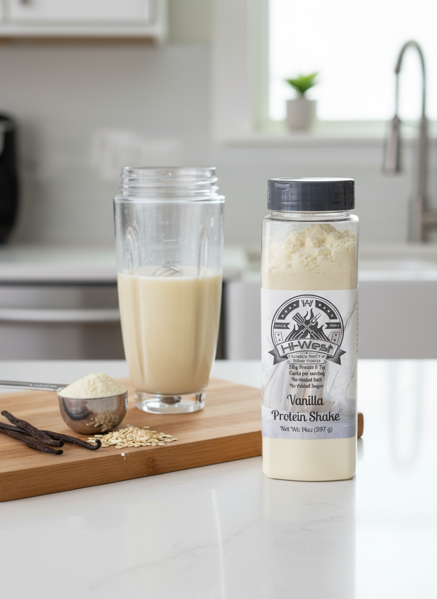 Hi-West Vanilla Protein Shake-1
