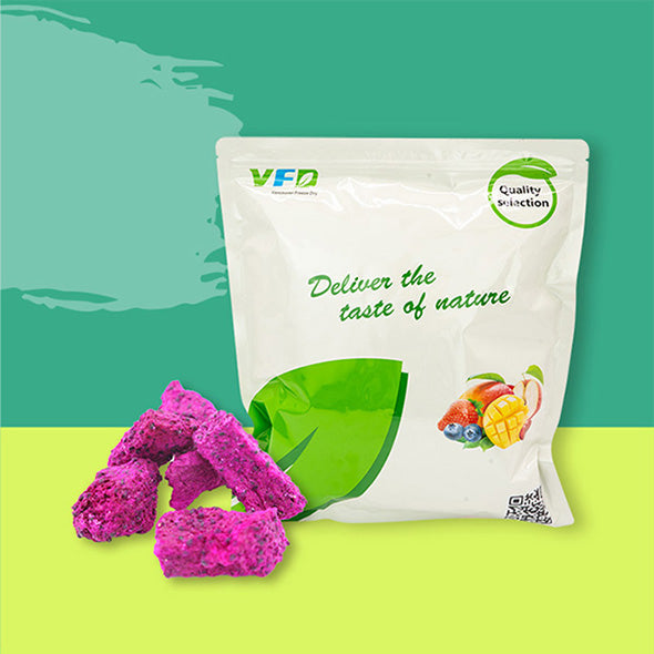 Freeze-Dried Dragon Fruit Chunks - 100% Natural Pitaya - Single Ingredient-4