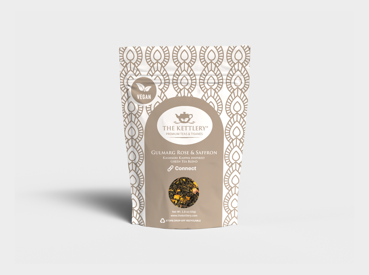 Gulmarg Rose & Saffron Green Tea-0