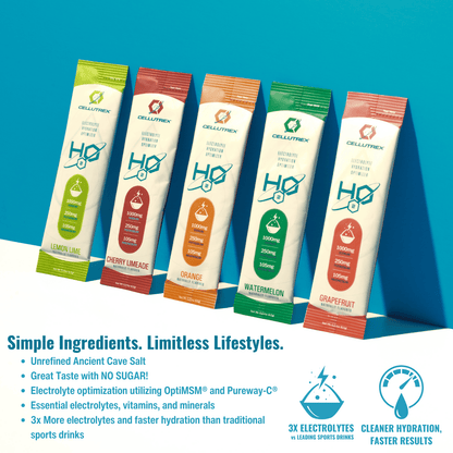 H2O ELECTROLYTES™ - Variety Pack (20 Count) - Zero Sugar Electrolyte Powder-2