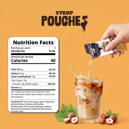 Hazelnut Syrup Pouches-1