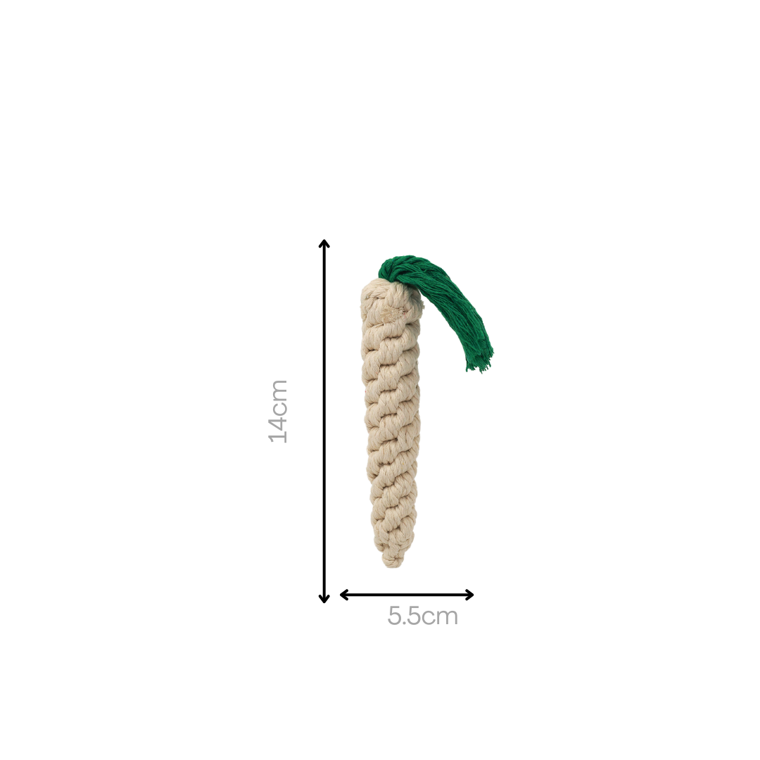 Palatable Carrot Rope Toys-3