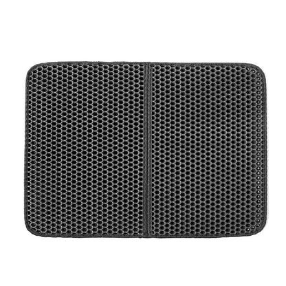 Pet Cat Litter Mat Waterproof EVA Double Layer Cat Litter Trapping Pet Litter Box Mat Clean Pad Products For Cats Accessories-1