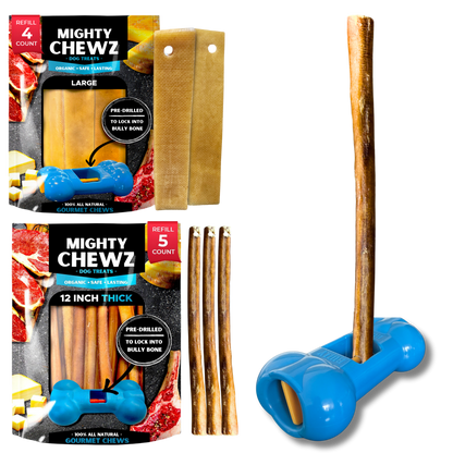 Large Yak Cheese, Bully Stick, and Bully Bone Pro Combo Pack-0