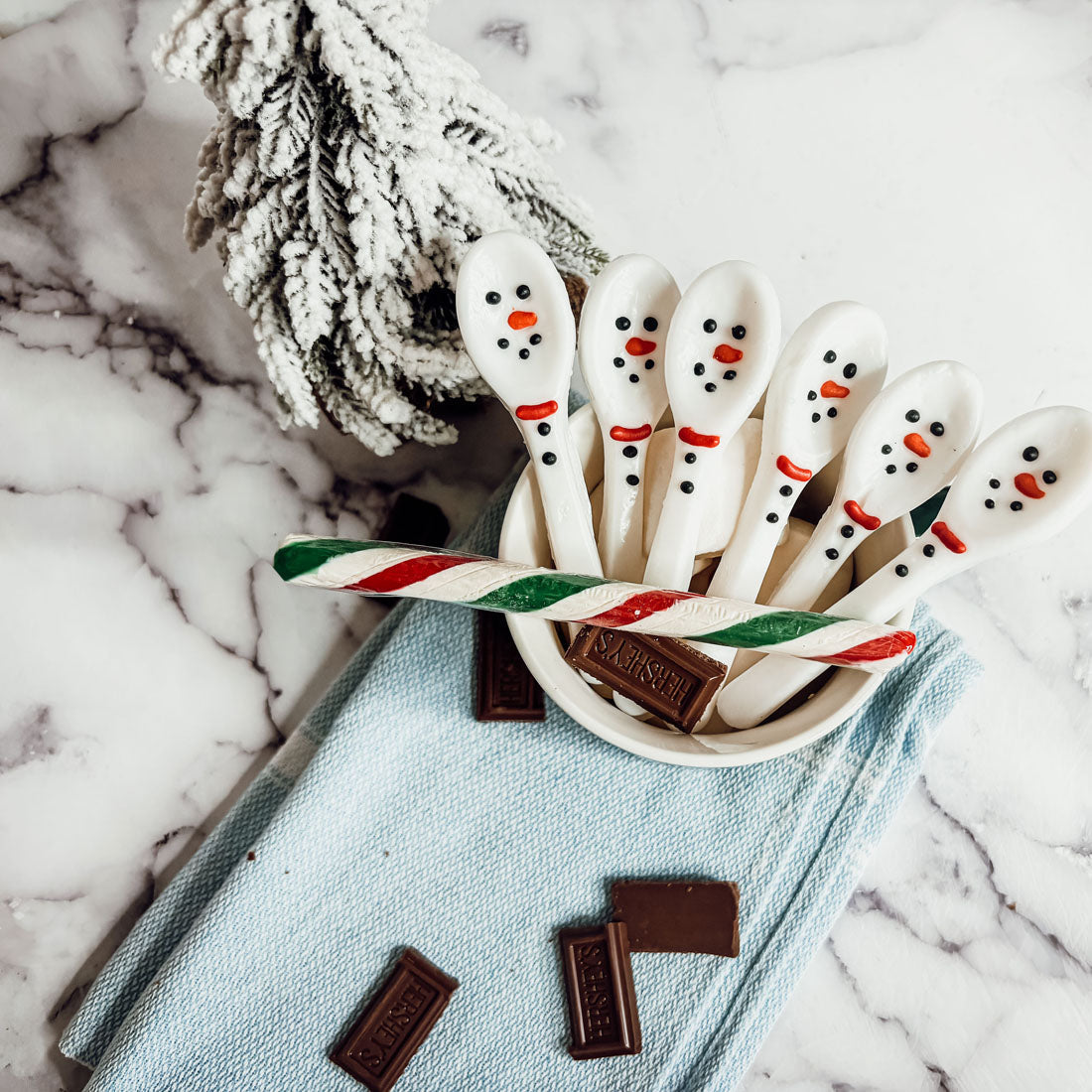 Snowman Edible Spoons-3