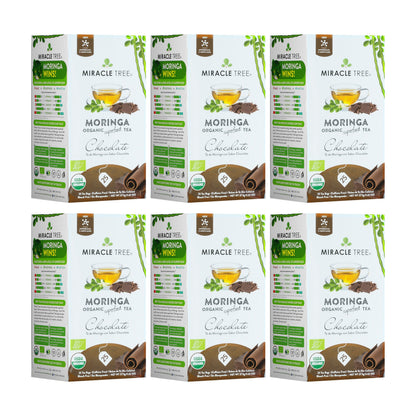 Organic Moringa Tea - Chocolate - Caffeine-Free Herbal Tea-6
