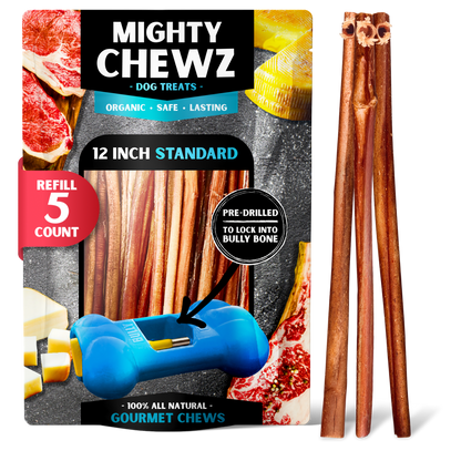 12" Standard Bully Sticks - Refill Pack-0