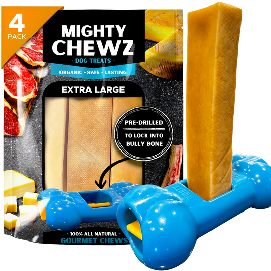 4 Pack XL Yak Cheese - Bully Bone Pro Included-0