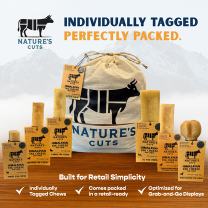 Large Strawberry Flavored Yak Cheese w/ Tag