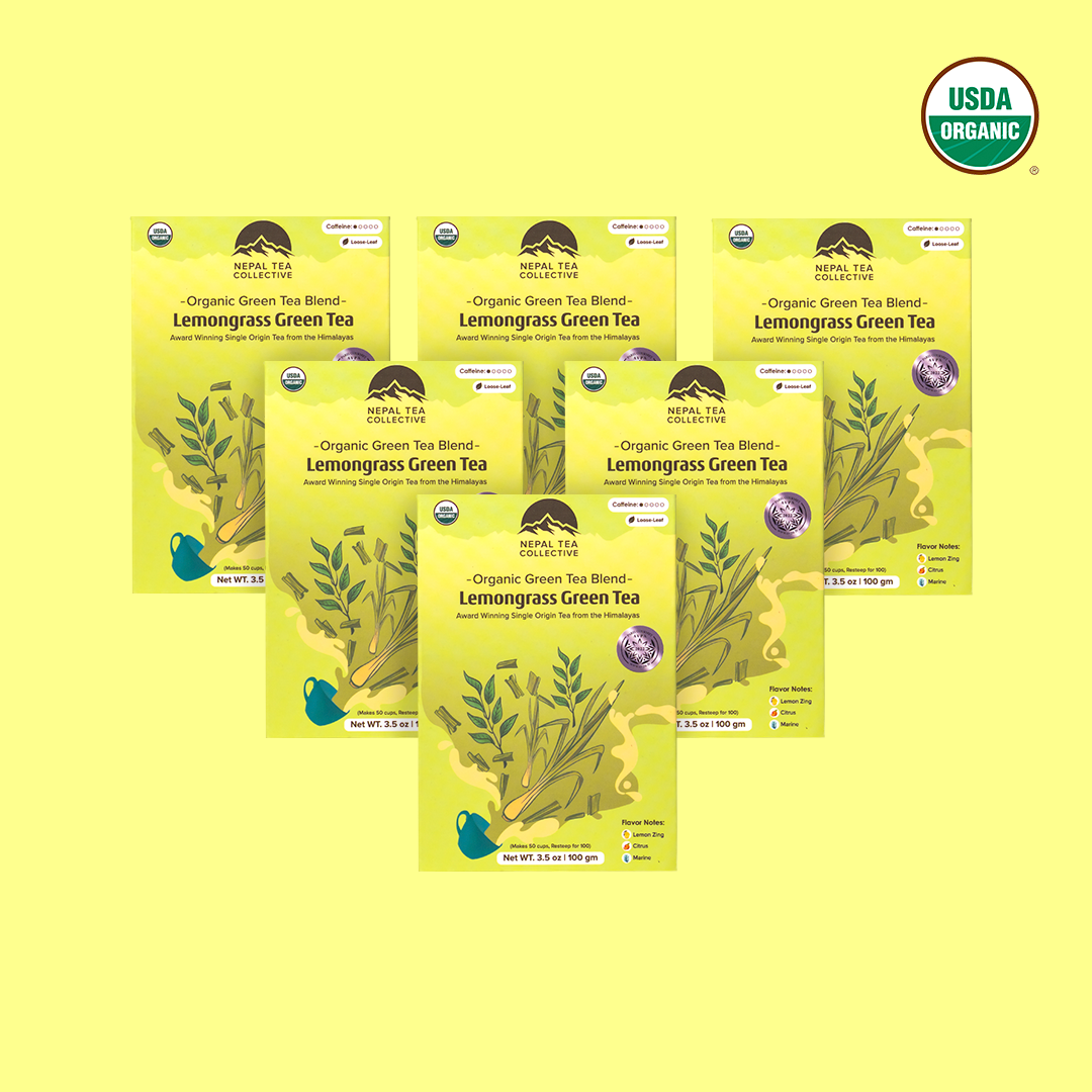 Organic Lemongrass Green Tea | Retail Package-0