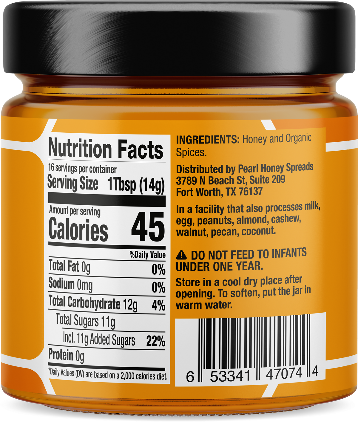Pumpkin spice creamed honey-2