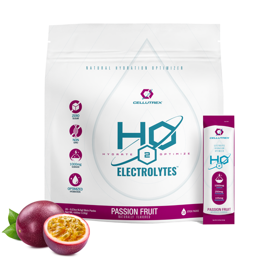 H2O ELECTROLYTES™ - Passion Fruit | Zero Sugar Electrolyte Powder-0