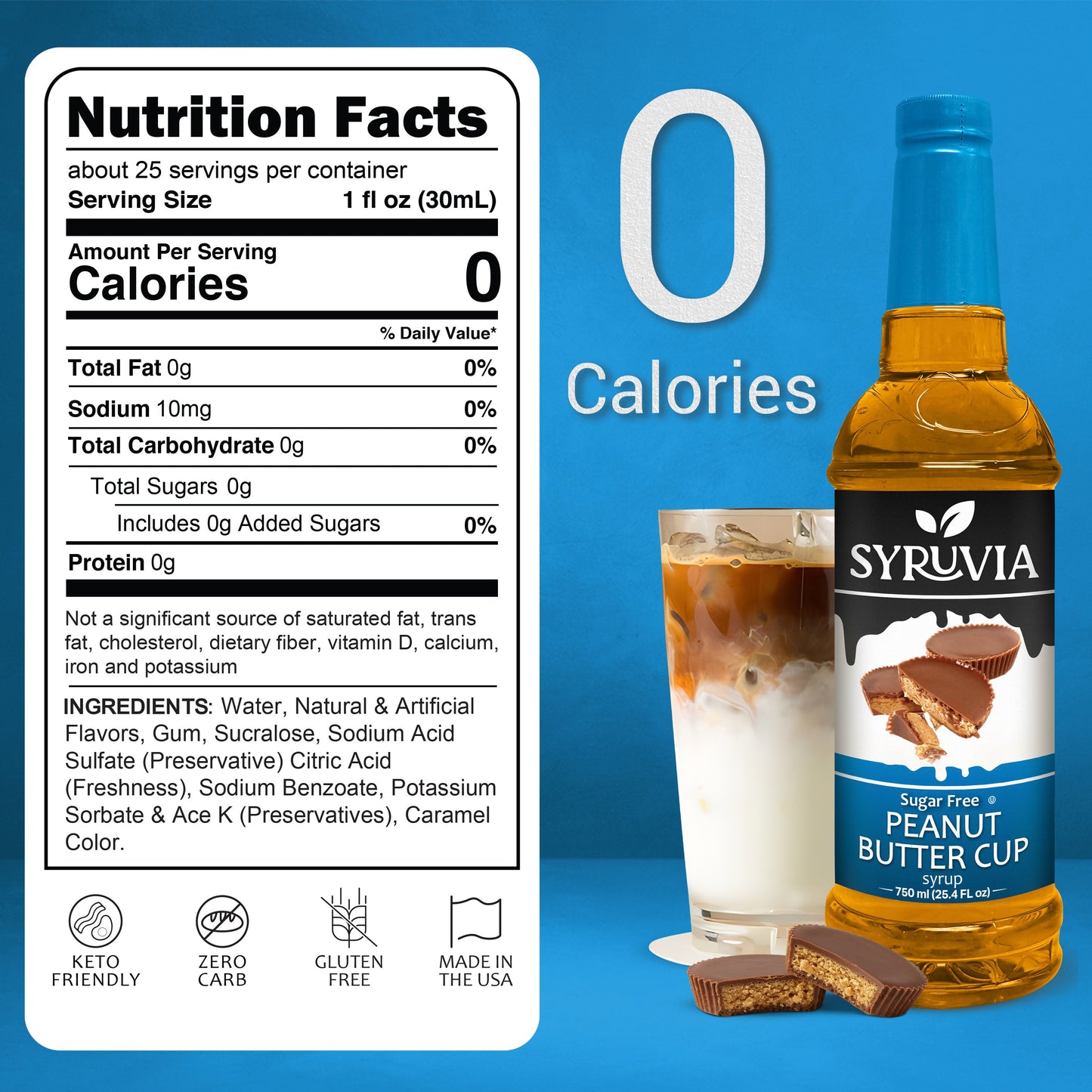 Sugar-Free Peanut Butter Cup Syrup