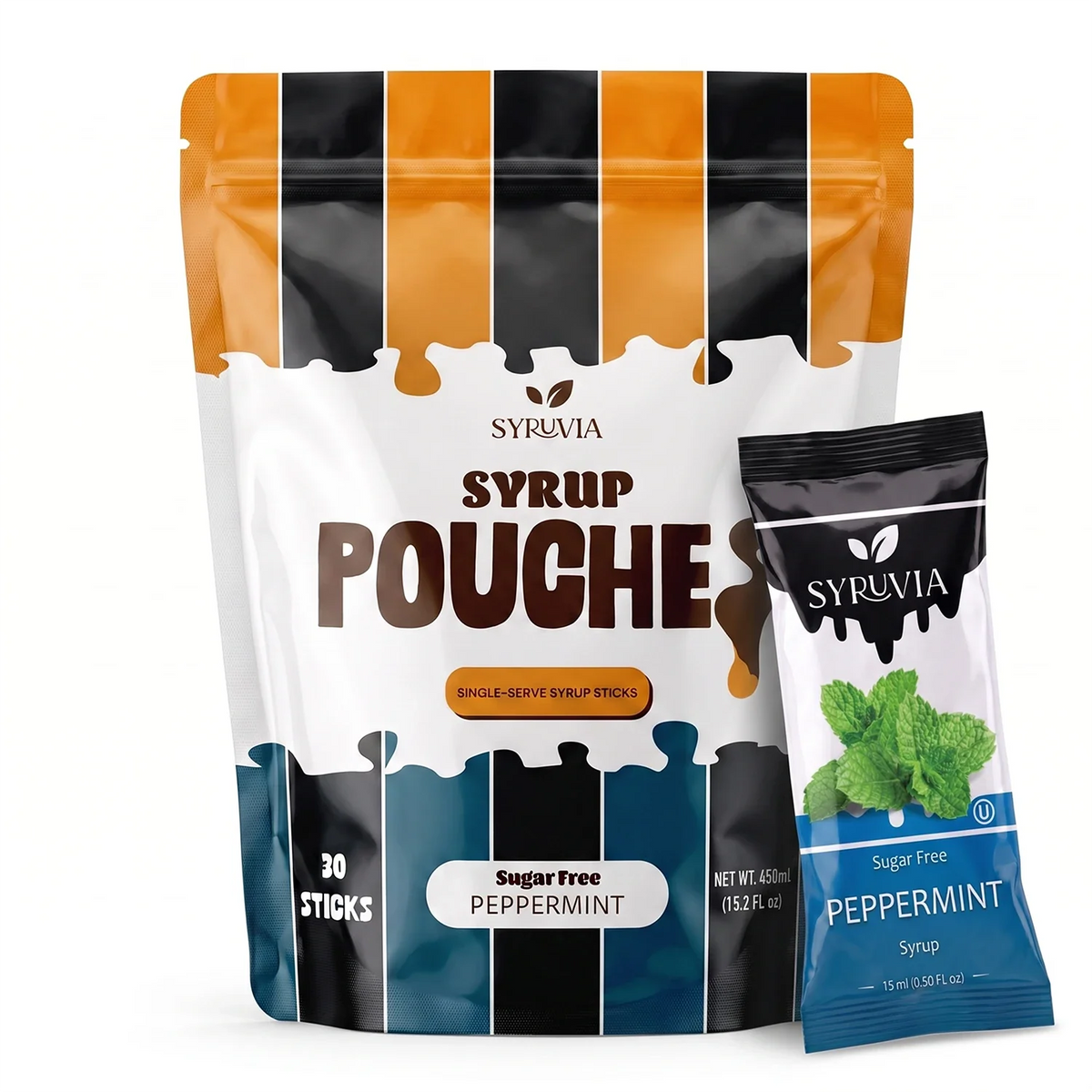 Sugar Free Peppermint Syrup Pouches-0