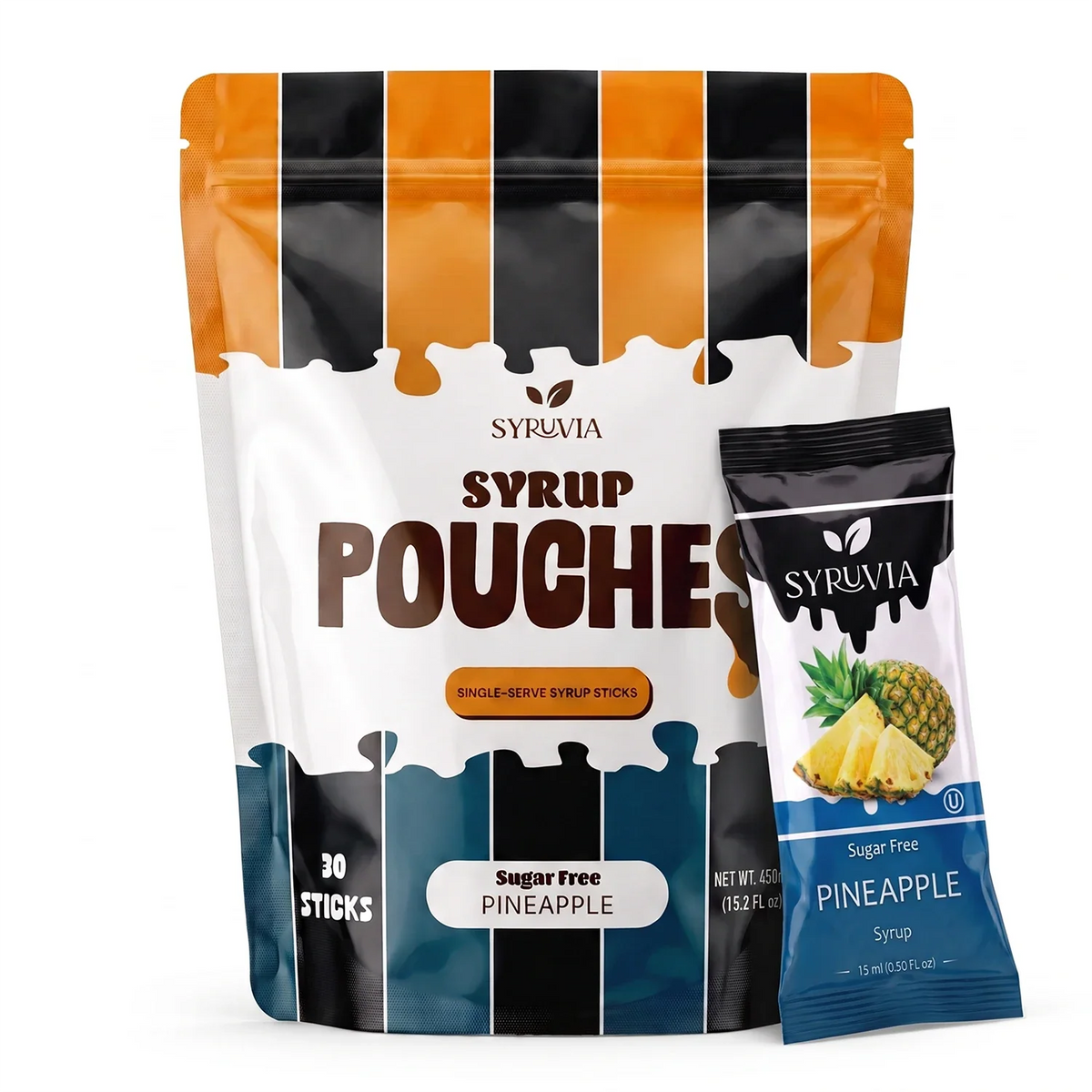 Sugar Free Pineapple Syrup Pouches-0