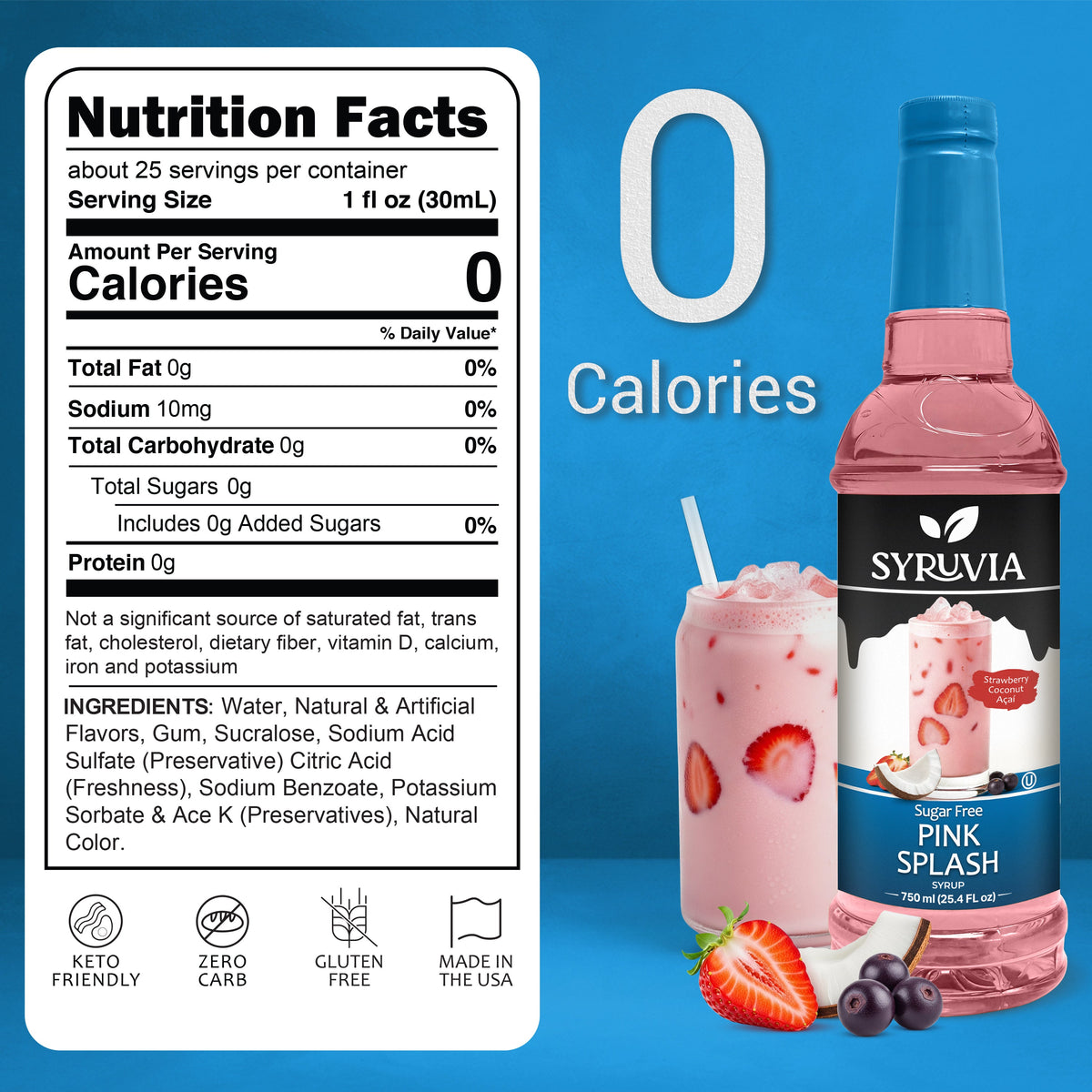 Sugar Free Pink Splash Syrup-2
