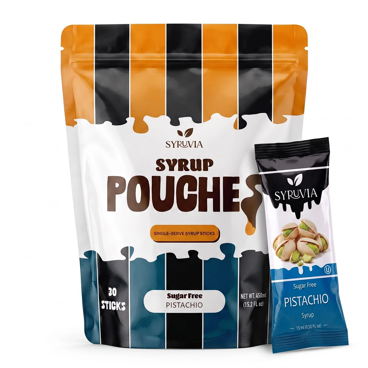 Sugar Free Pistachio Syrup Pouches-0