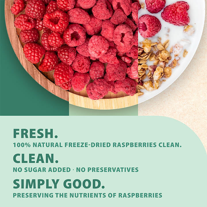 Freeze-Dried Raspberry Whole - Grade A Raspberries - Single Ingredient-4