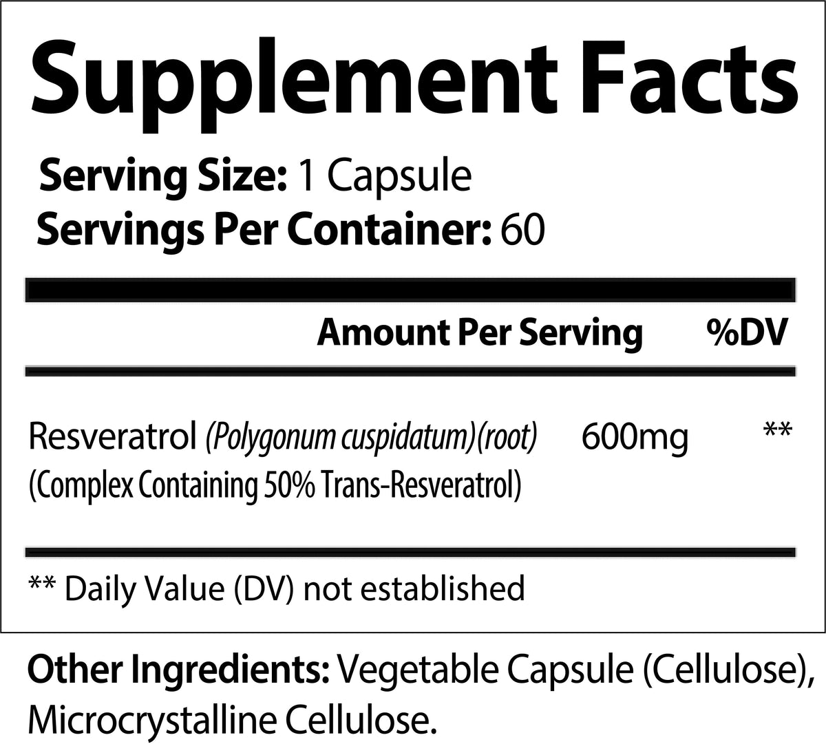 Resveratrol (600mg Trans-Resveratrol )-3