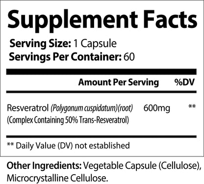 Resveratrol (600mg Trans-Resveratrol )-3