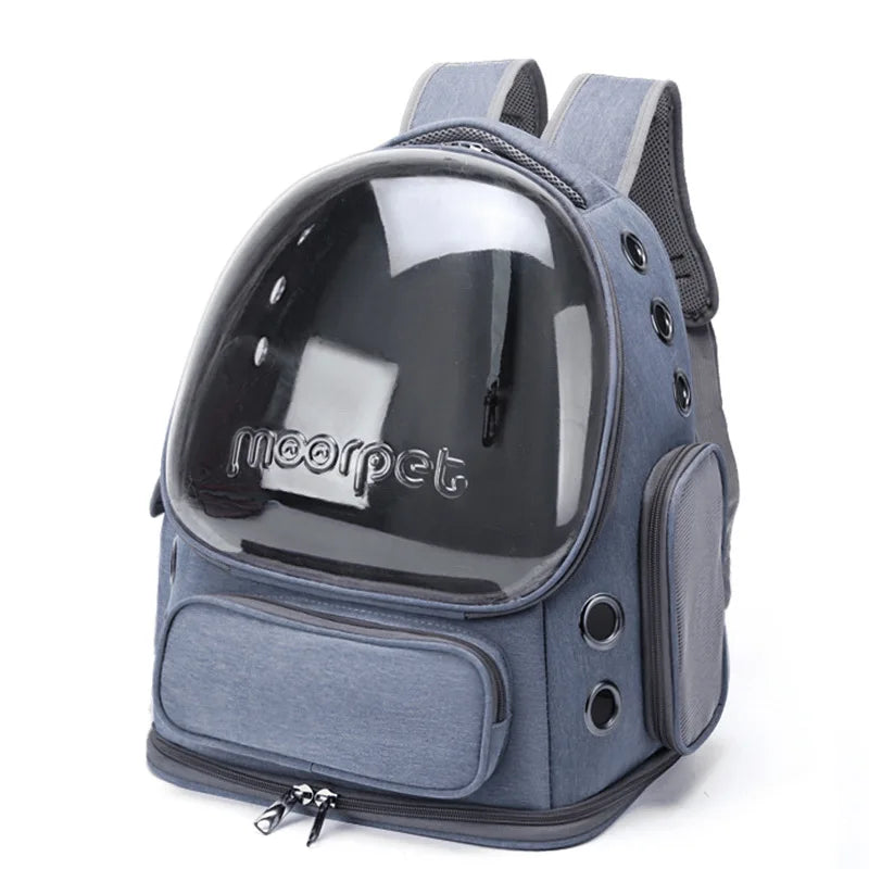 Transparent Pet Cat Carrier Bag Outdoor Travel Backpack for Cats Small Dogs Breathable Cat Carrying Bag Pet Supplies-6