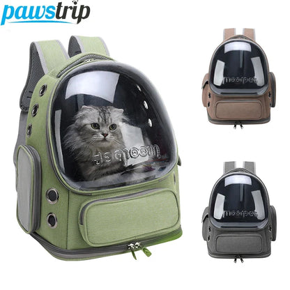 Transparent Pet Cat Carrier Bag Outdoor Travel Backpack for Cats Small Dogs Breathable Cat Carrying Bag Pet Supplies-0