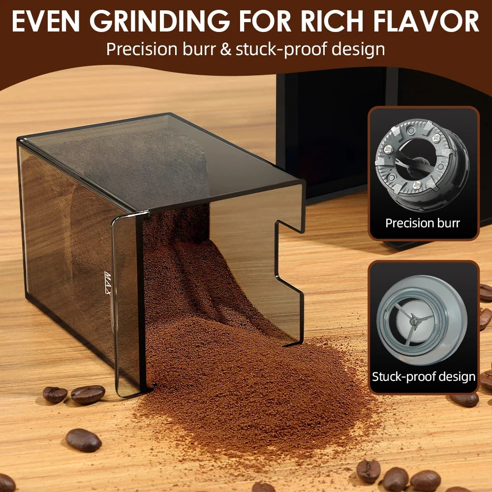 28-Setting Burr Coffee Grinder-3