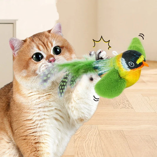 Simulation Bird  Cat Toys-0