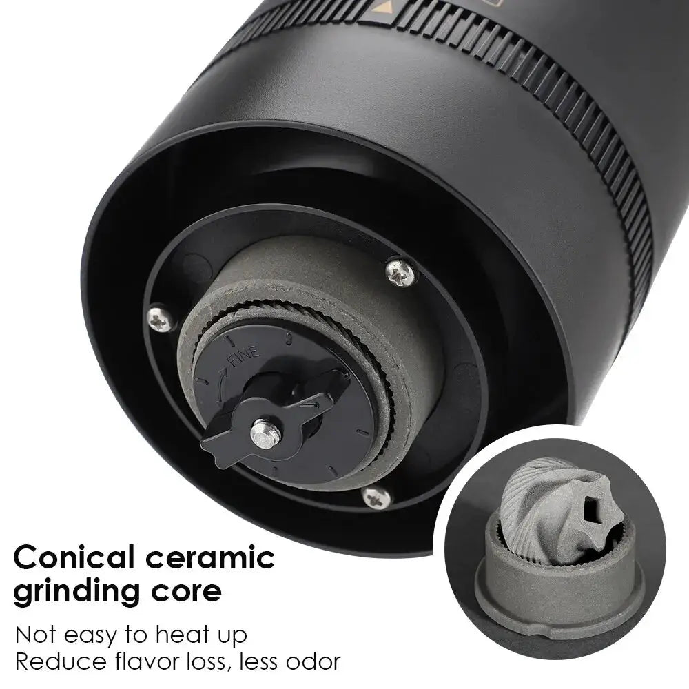 USB Ceramic Burr Grinder