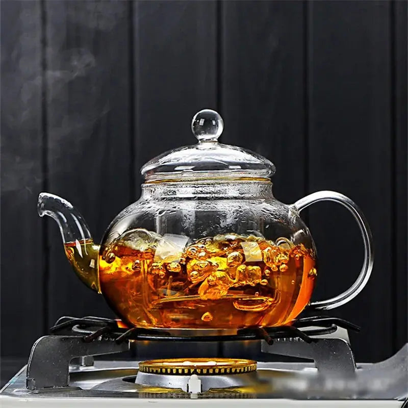 Borosilicate Glass Tea Pot-3
