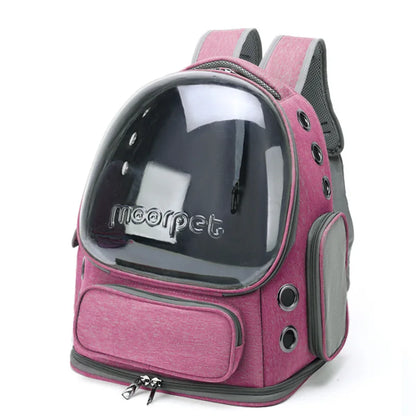 Transparent Pet Cat Carrier Bag Outdoor Travel Backpack for Cats Small Dogs Breathable Cat Carrying Bag Pet Supplies-7