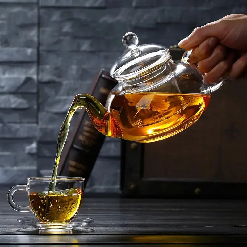 Borosilicate Glass Tea Pot-1