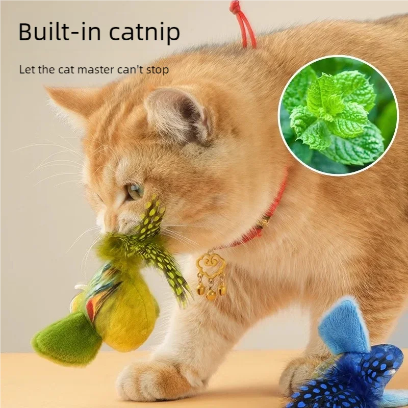 Simulation Bird  Cat Toys-3