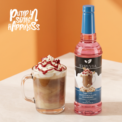 Sugar Free White Chocolate Cranberry Syrup-3