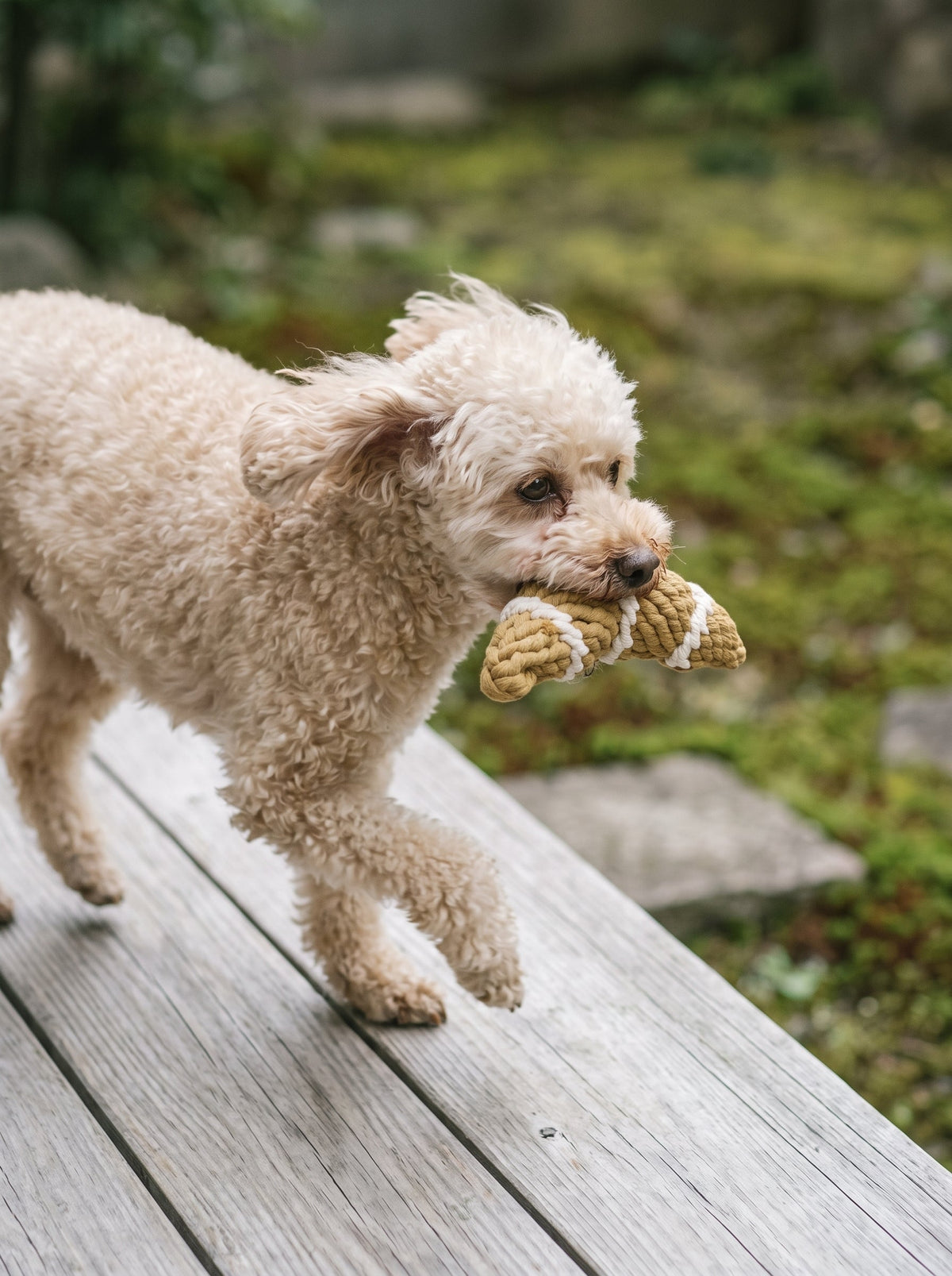 Handcrafted Croissant Pet Toy-4