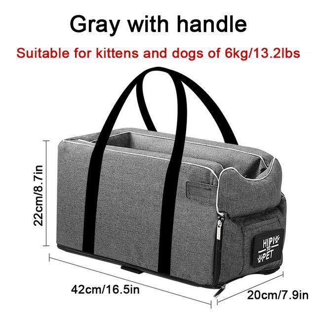 Portable Cat Dog Bed Travel Central Control Car Safety Pet Seat Transport Dog Carrier Protector For Small Dog Chihuahua Teddy-2