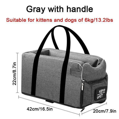 Portable Cat Dog Bed Travel Central Control Car Safety Pet Seat Transport Dog Carrier Protector For Small Dog Chihuahua Teddy-2