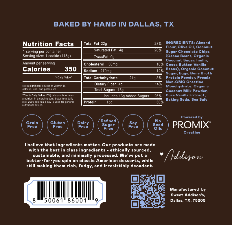 Creatine Chocolate Chip Cookie-2