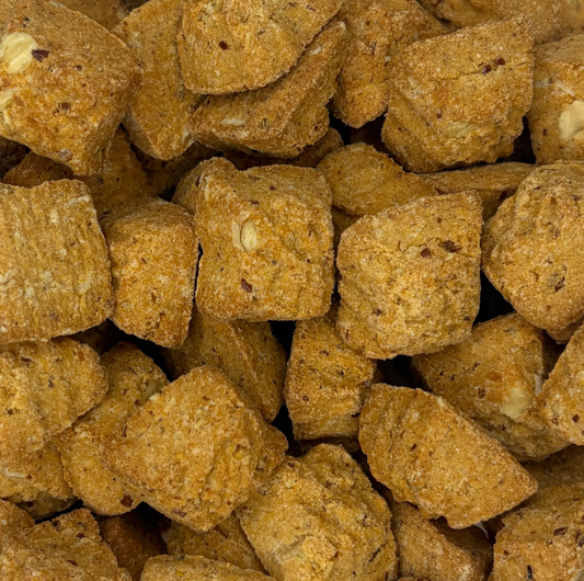 Bacon Cheddar Crunch Bites Dog Treats | Made in USA-0
