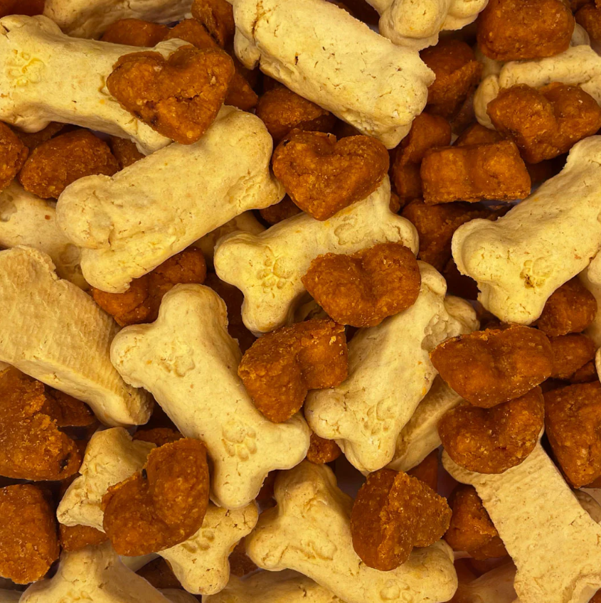 Grilled Cheese Tomato Dog Treats | Soft & Crunchy Made in USA-0
