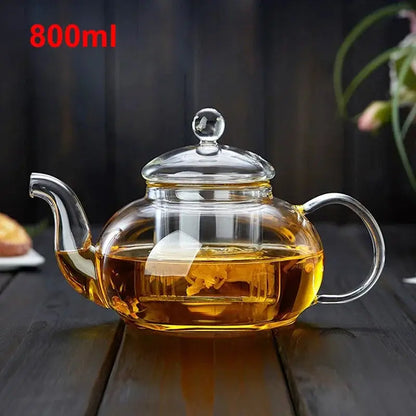 Borosilicate Glass Tea Pot-5