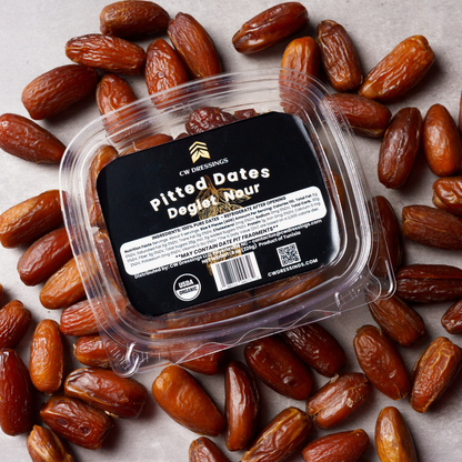 Pitted, Organic Deglet Nour Dates 8oz-1