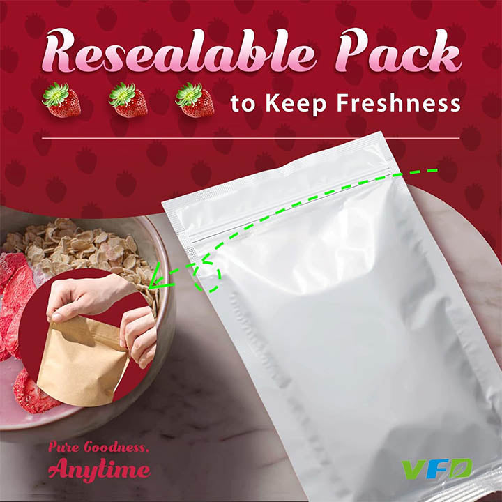 Freeze-Dried Strawberry Slices For Baking & Smoothies - Single Ingredient-4
