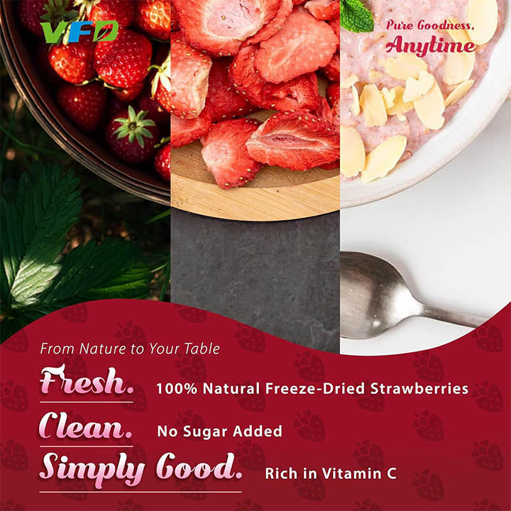 Freeze-Dried Strawberry Slices For Baking & Smoothies - Single Ingredient-3