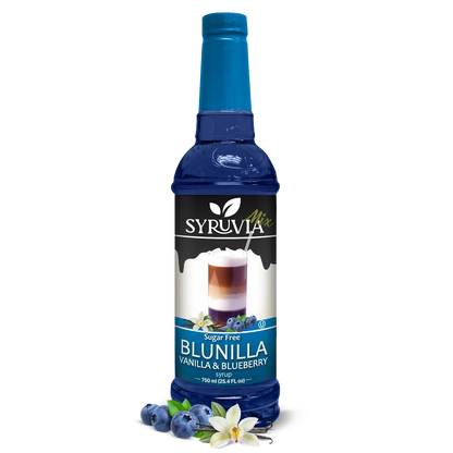 Sugar-Free BLUNILLA Syrup™ Vanilla Blueberry-0