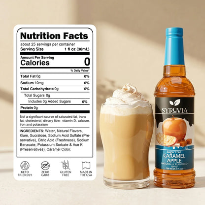 Sugar Free Caramel Apple Syrup-2