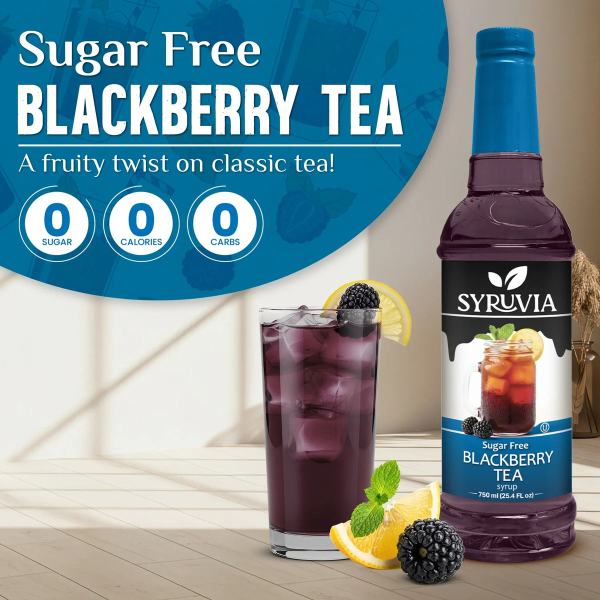 Sugar Free Blackberry Tea Syrup-1