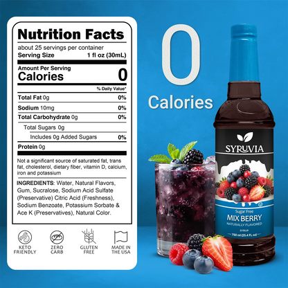 Sugar Free Mix Berry Syrup-2