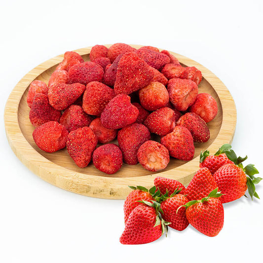 Freeze-Dried Whole Strawberries (Sweetened) - Strawberry Crisp - Bulk Supply-0