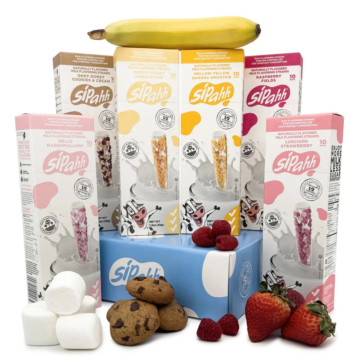 TASTE ADVENTURE 60 PACK FLAVORED MILK STRAWS-0